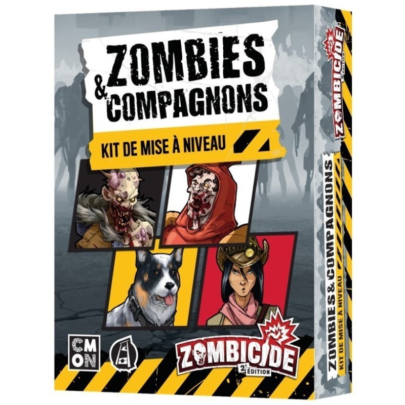 Jeux de société - Zombicide (Saison 1) - 2ème Edition - Zombie et compagnons - Kit de mise à niveau V1-V2 Jeux de société - Zombicide (Saison 1) - 2ème Edition - Zombie et compagnons - Kit de mise à niveau V1-V2