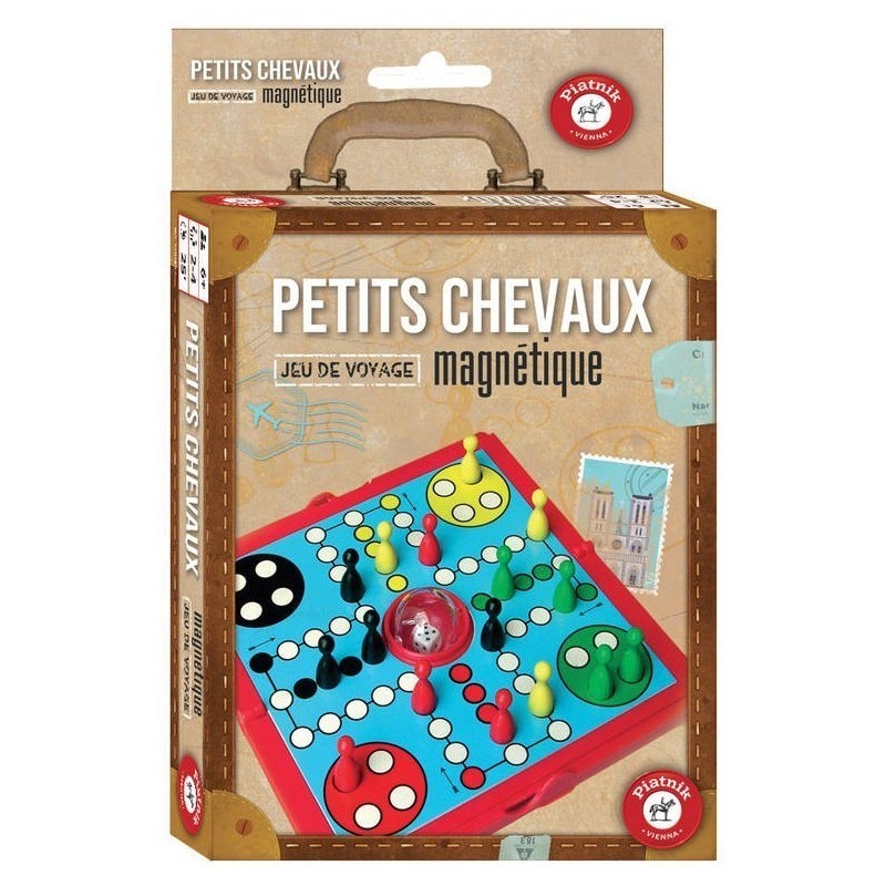 Jeux de société - Petits Cheveaux Magnétiques - Jeu de voyage Jeux de société - Petits Cheveaux Magnétiques - Jeu de voyage