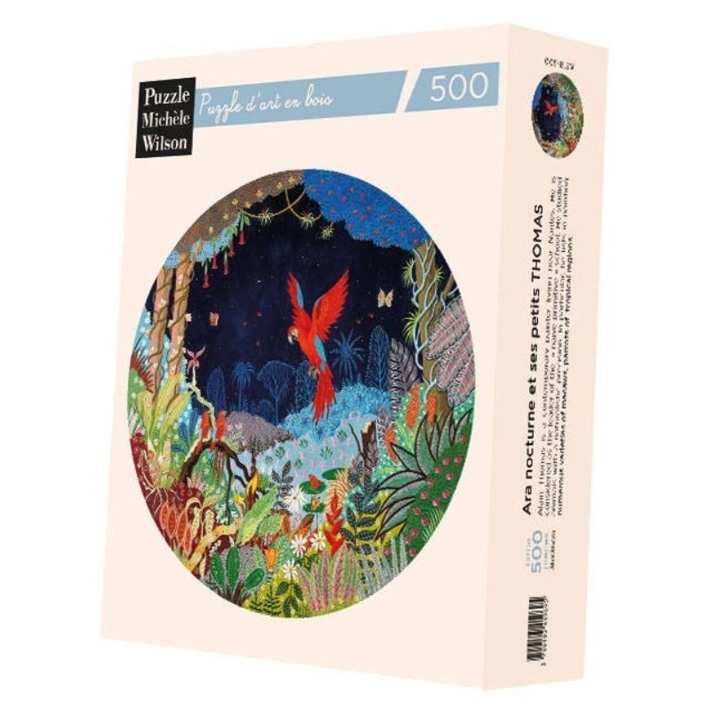 Puzzle Michèle Wilson : Alain Thomas - Ara nocturne et ses petits - 500 Pièces Puzzle Michèle Wilson : Alain Thomas - Ara nocturne et ses petits - 500 Pièces