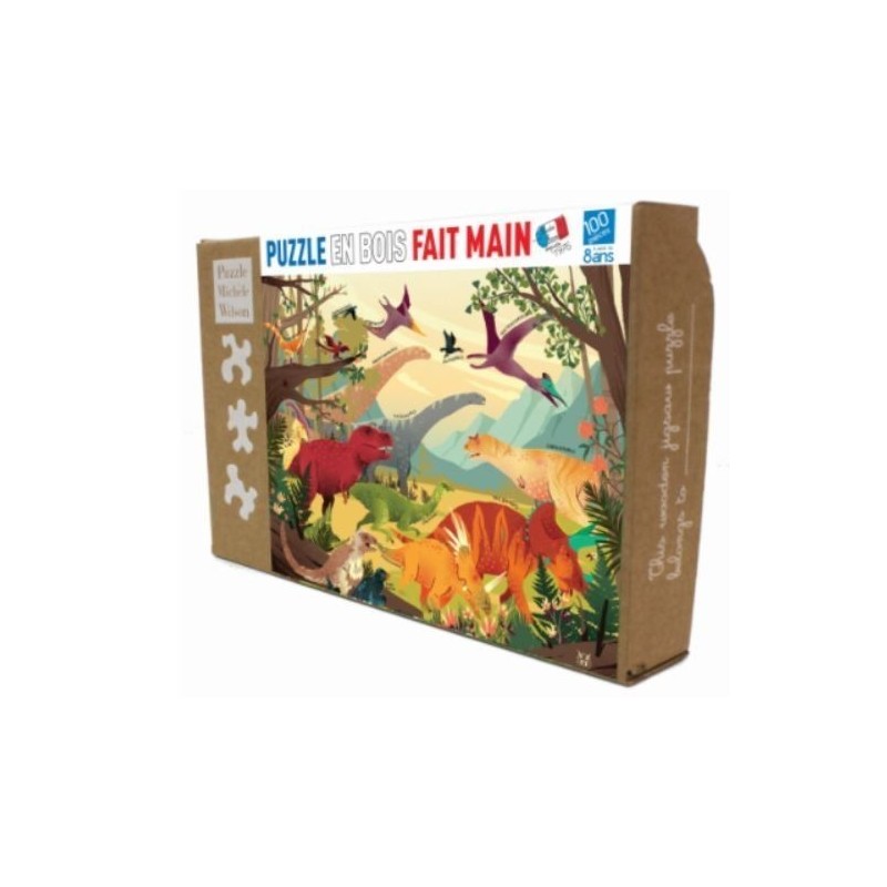 Puzzle Michèle Wilson: Clémence Dupont - Jurassique - 100 Pièces Puzzle Michèle Wilson: Clémence Dupont - Jurassique - 100 Pièces