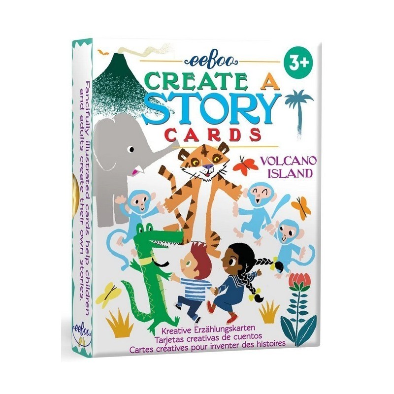 Jeux de société - Create A Story Cards - L'Île des Volcans Jeux de société - Create A Story Cards - L'Île des Volcans