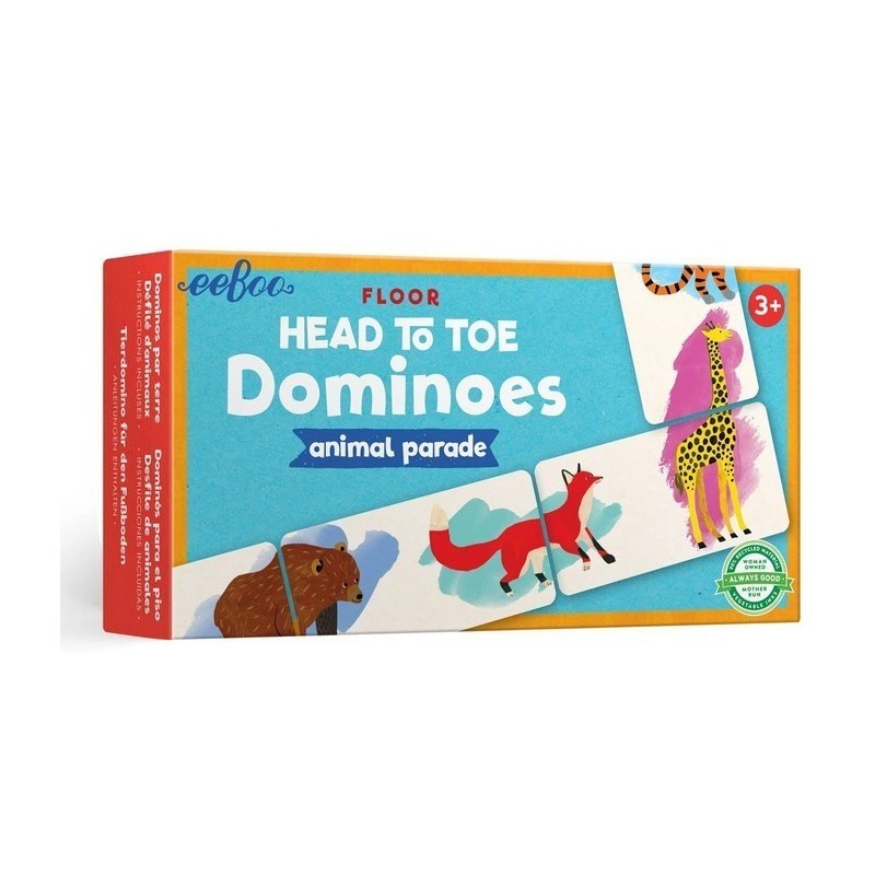 Jeux de société - Head to Toe Dominoes - Animal Parade Jeux de société - Head to Toe Dominoes - Animal Parade