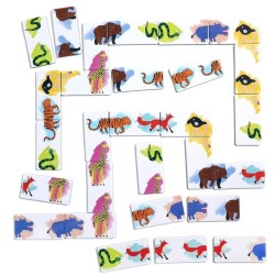 Jeux de société - Head to Toe Dominoes - Animal Parade