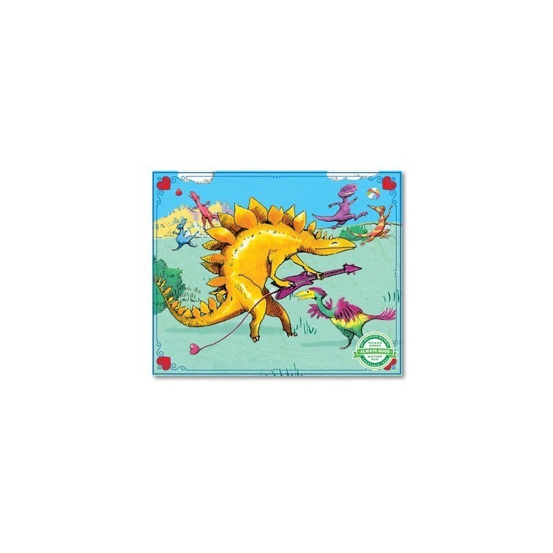 Mini Puzzle St Valentin - Le Dinosaure Rockeur - 36 pièces Mini Puzzle St Valentin - Le Dinosaure Rockeur - 36 pièces