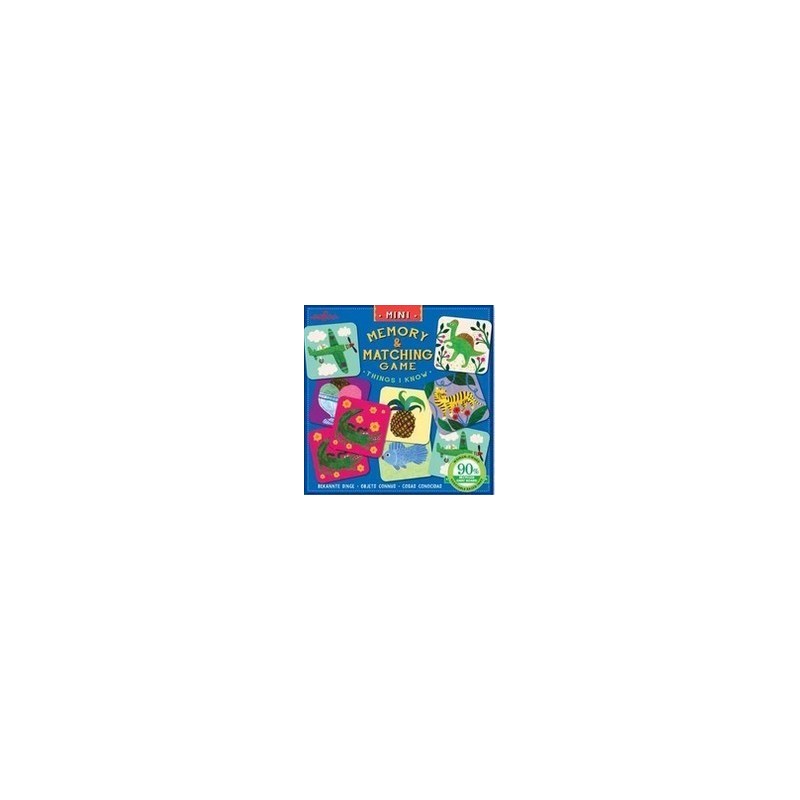 Jeux de société - Mini Mémo et Matching - Objets Connus Jeux de société - Mini Mémo et Matching - Objets Connus