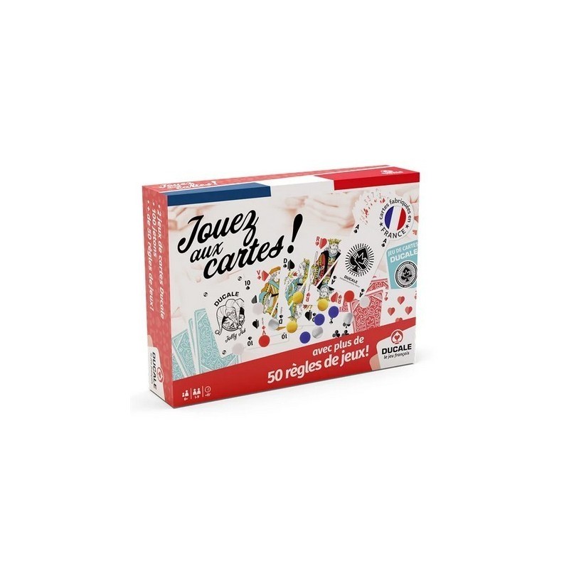 Jeux de société - Coffret 50 Règles - Jouez aux Cartes Jeux de société - Coffret 50 Règles - Jouez aux Cartes