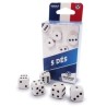 Jeux de société - Boite de 5 dés