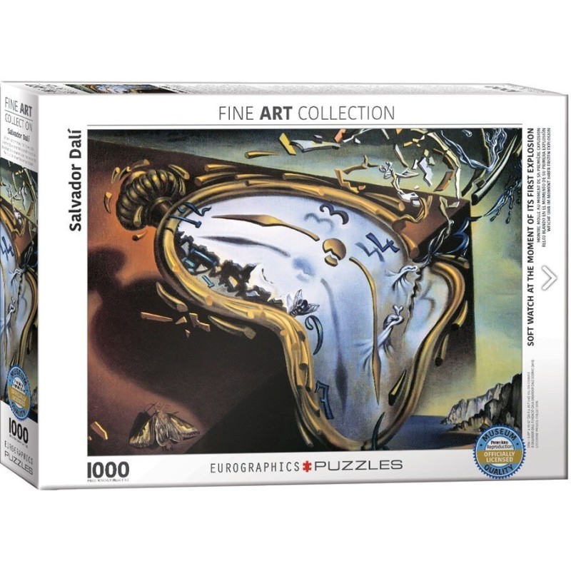 Puzzle Eurographics : Montre molle au moment de la première explosion - 1000 Pièces Puzzle Eurographics : Montre molle au moment de la première explosion - 1000 Pièces