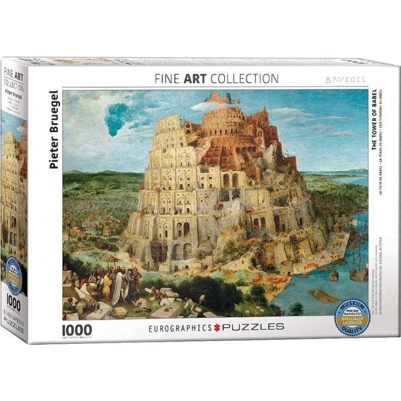 Puzzle Eurographics : La tour de Babel - 1000 Pièces Puzzle Eurographics : La tour de Babel - 1000 Pièces