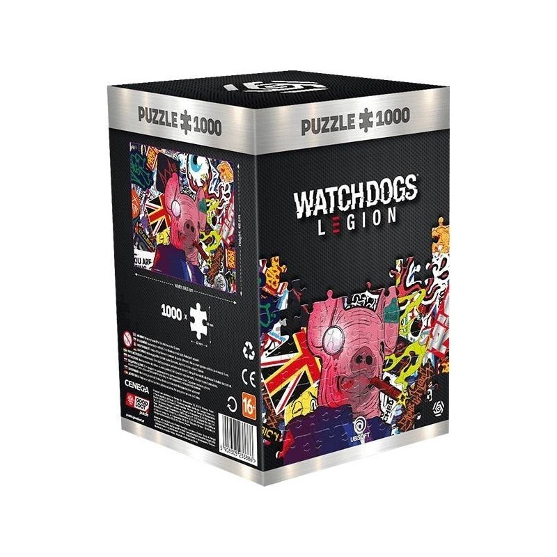 Puzzle Good Loot : Watch Dogs Legion : Pig Mask - 1000 Pièces Puzzle Good Loot : Watch Dogs Legion : Pig Mask - 1000 Pièces