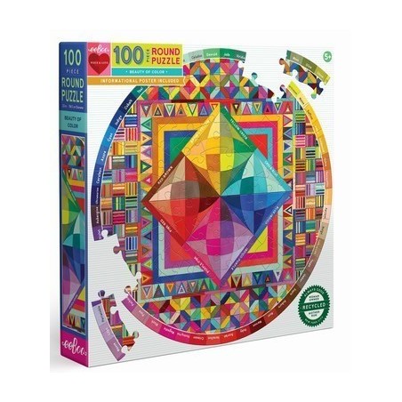 Puzzle Eeboo pièces Géantes : Beauté de la couleur - 100 Pièces