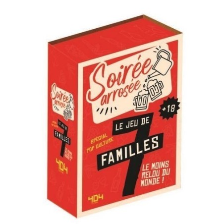 Jeux de société - Soirée Arrosée - Le 7 Famille le Moins Relou du Monde