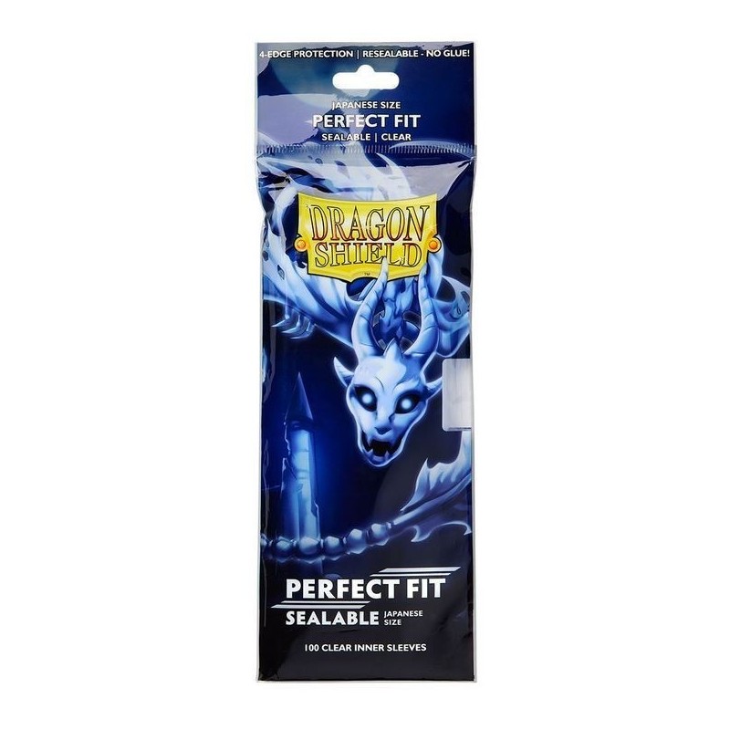Protège-cartes Dragon Shield - 100 Japanese Perfect Fit Clear Sealable - Yama