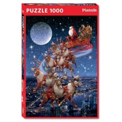Puzzle Piatnik : Traineau de Noël - 1000 Pièces