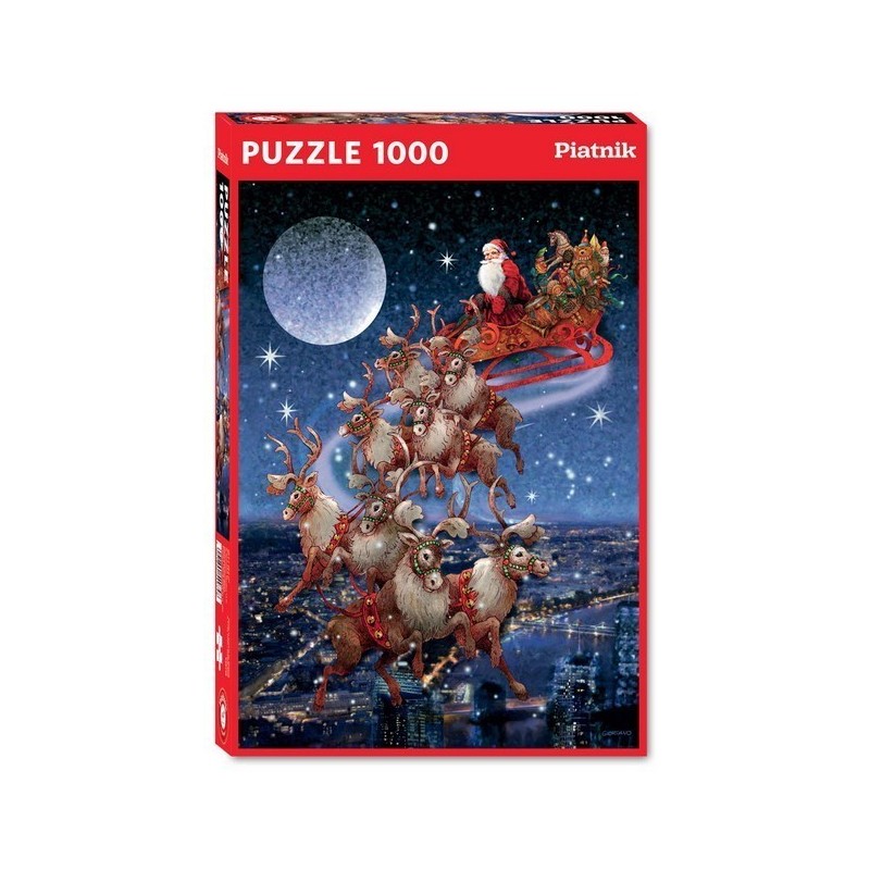 Puzzle Piatnik : Traineau de Noël - 1000 Pièces Puzzle Piatnik : Traineau de Noël - 1000 Pièces