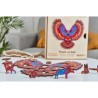 Puzzle Créatif Puzzle :  - La Chouette Somptueuse - 124 pièces