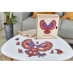 Puzzle Créatif Puzzle :  - La Chouette Somptueuse - 124 pièces