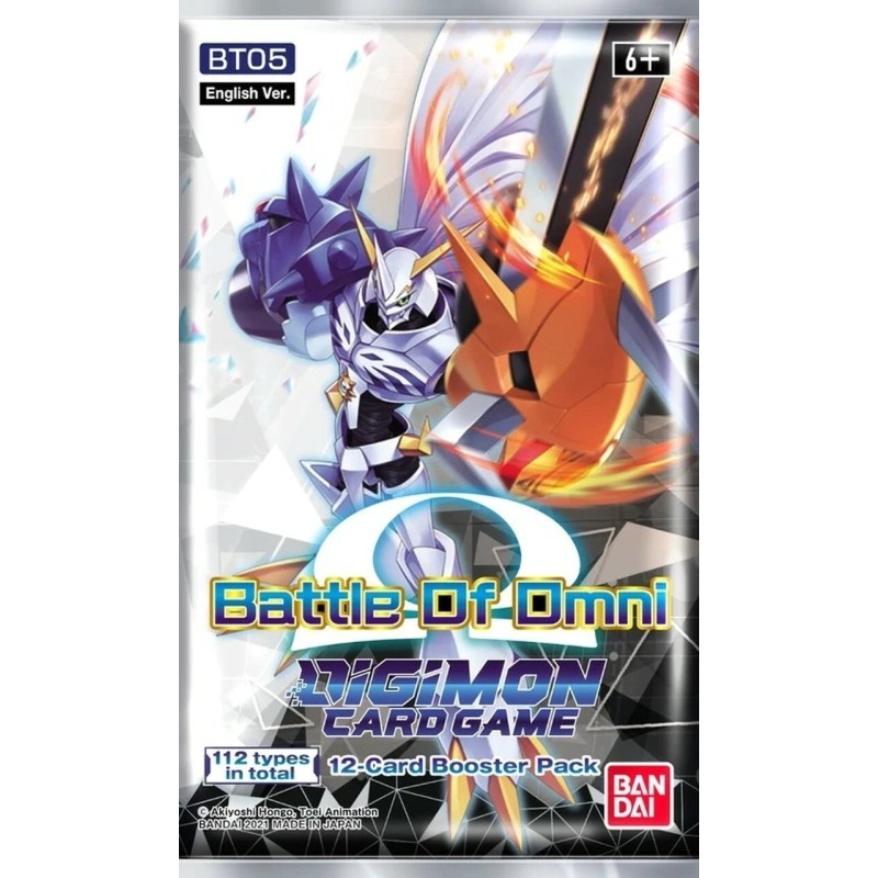 Booster Digimon Card Game Battle of Omni BT05 en anglais Booster Digimon Card Game Battle of Omni BT05 en anglais
