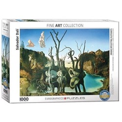 Puzzle Eurographics : Dali- Cygnes reflétant des éléphants - 1000 Pièces
