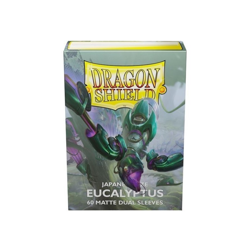 Protège-cartes Dragon Shield - 60 Japanese Sleeves Matte Vert Pale - Eucalyptus Protège-cartes Dragon Shield - 60 Japanese Sleeves Matte Vert Pale - Eucalyptus