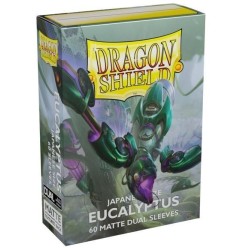 Protège-cartes Dragon Shield - 60 Japanese Sleeves Matte Vert Pale - Eucalyptus