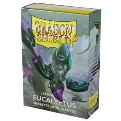 Protège-cartes Dragon Shield - 60 Japanese Sleeves Matte Vert Pale - Eucalyptus