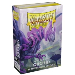 Protège-cartes Dragon Shield - 60 Japanese Sleeves Matte Violet Pale - Orchid