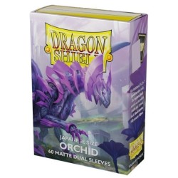 Protège-cartes Dragon Shield - 60 Japanese Sleeves Matte Violet Pale - Orchid