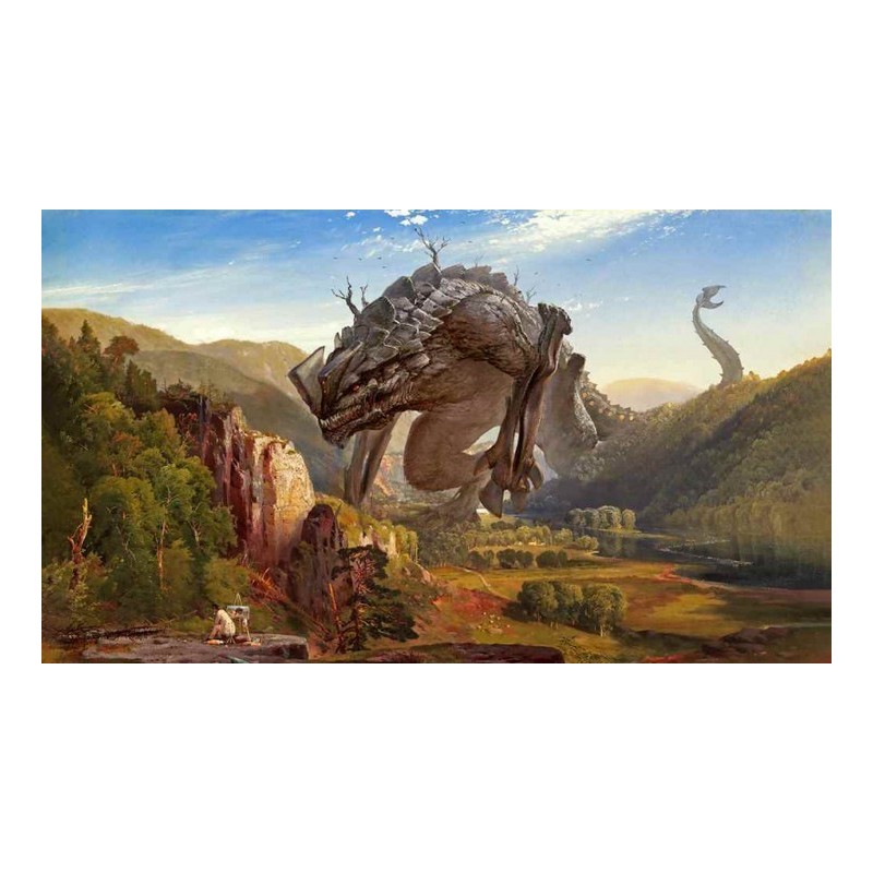 Tapis de jeu Kraken Wargames Playmat - Kaiju Evening Tapis de jeu Kraken Wargames Playmat - Kaiju Evening