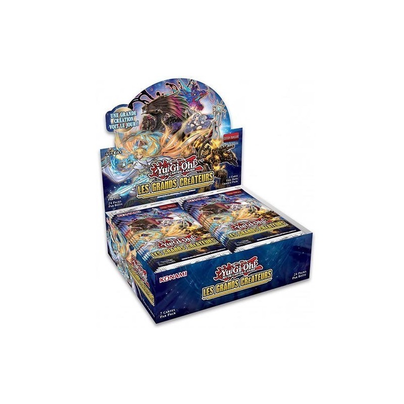 Précommande : Booster Yu-Gi-Oh! Les Grands Créateurs boite complète 27/01/2022 Précommande : Booster Yu-Gi-Oh! Les Grands Créateurs boite complète 27/01/2022