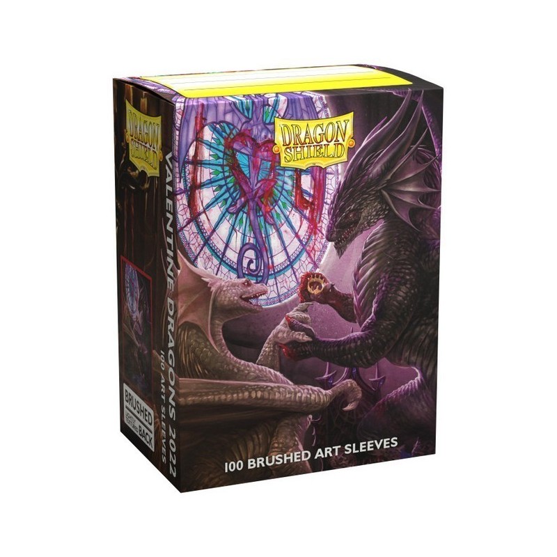 Protège-cartes Dragon Shield - 100 Standard Art Sleeves - Valentines Dragons 2022 Protège-cartes Dragon Shield - 100 Standard Art Sleeves - Valentines Dragons 2022