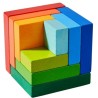 Jeux d'éveil - Jeu d’assemblage en 3D - Cube multicolore