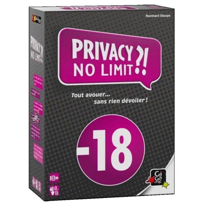 Jeux de société - Privacy No Limit Jeux de société - Privacy No Limit
