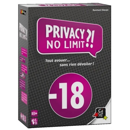 Jeux de société - Privacy No Limit