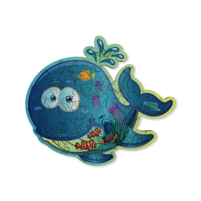 Puzzle Créatif Harmandi : La Baleine rigolote - 7 pièces Puzzle Créatif Harmandi : La Baleine rigolote - 7 pièces