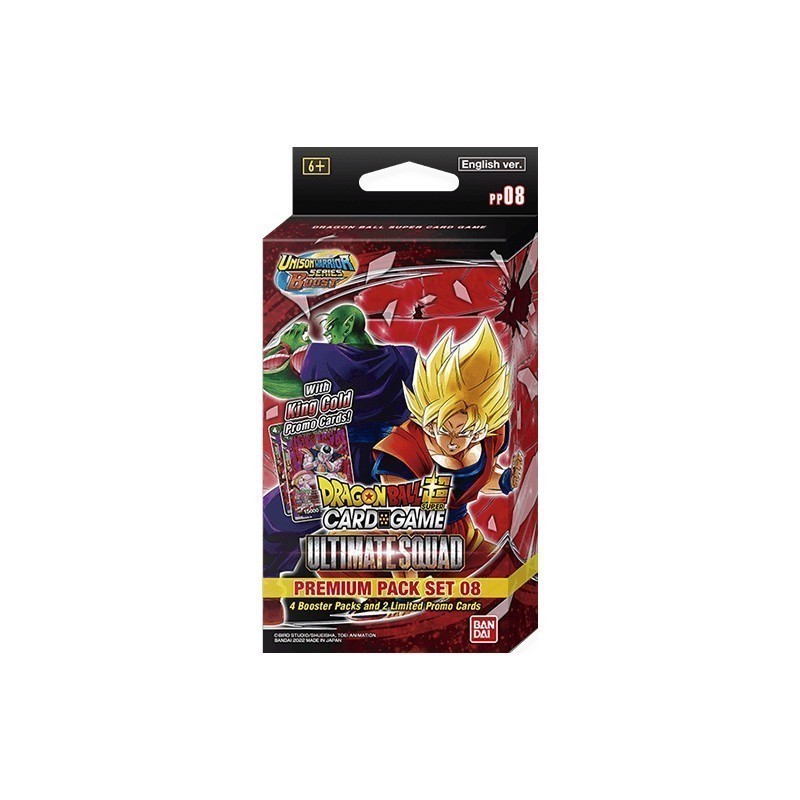 Dragon Ball Super Card Game : Premium Pack Ultimate Squad Set PP08 Dragon Ball Super Card Game : Premium Pack Ultimate Squad Set PP08