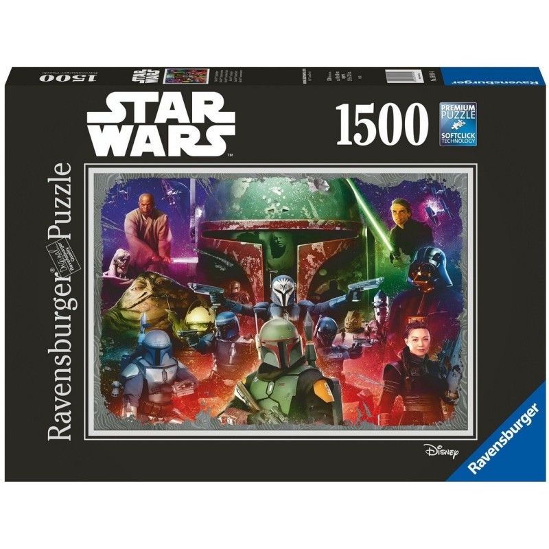 Puzzle Ravensburger - Star Wars - Boba Fett, chasseur de primes - 1000 Pièces Puzzle Ravensburger - Star Wars - Boba Fett, chasseur de primes - 1000 Pièces