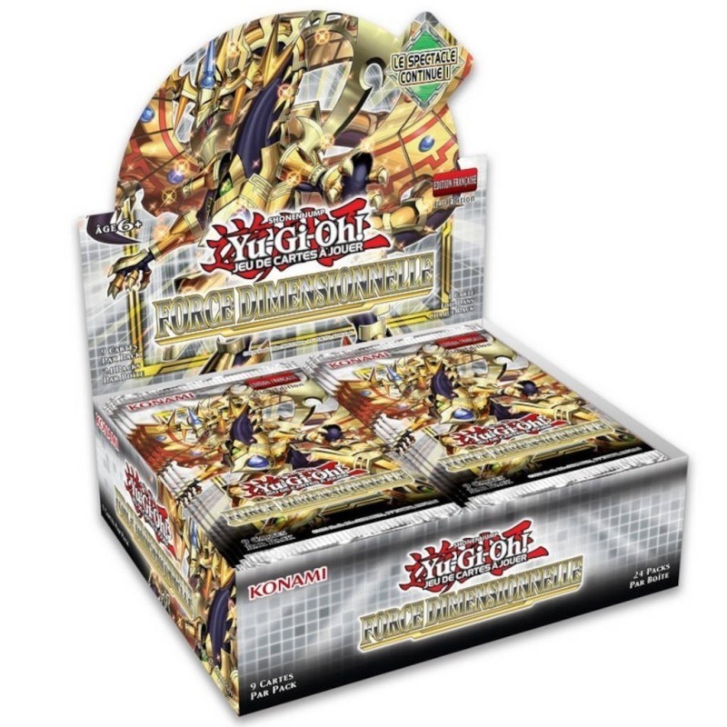 Booster Yu-Gi-Oh! Force Dimensionnelle Boite complète Booster Yu-Gi-Oh! Force Dimensionnelle Boite complète
