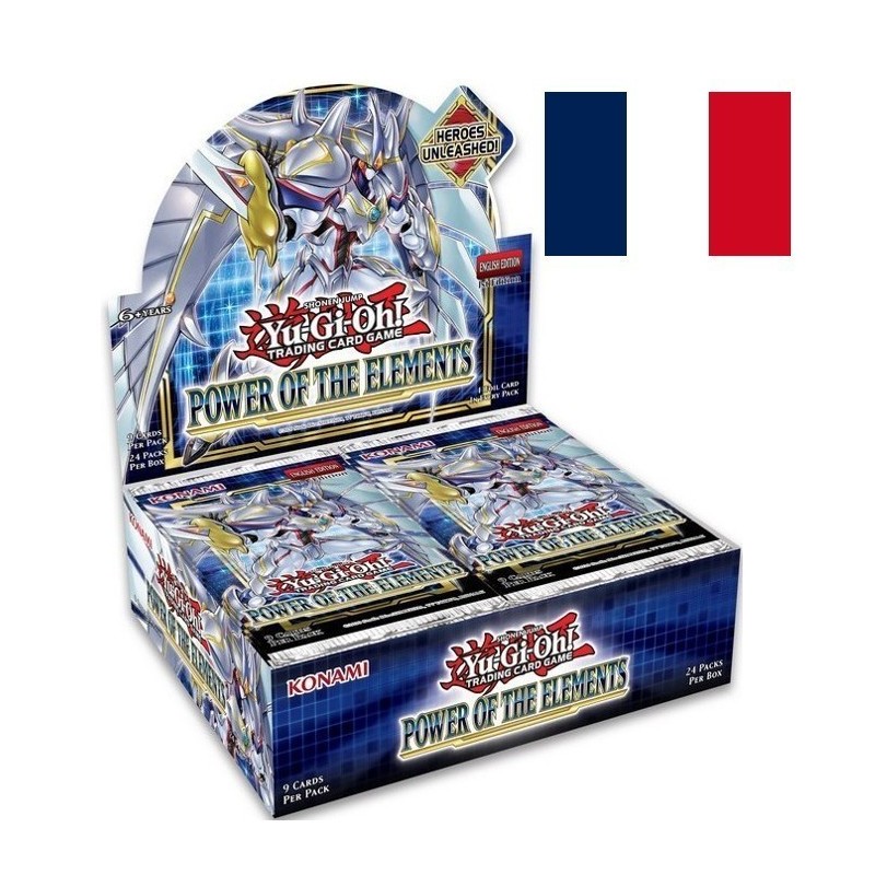 Booster Yu-Gi-Oh! Le Pouvoir des Éléments Boite Complète Booster Yu-Gi-Oh! Le Pouvoir des Éléments Boite Complète