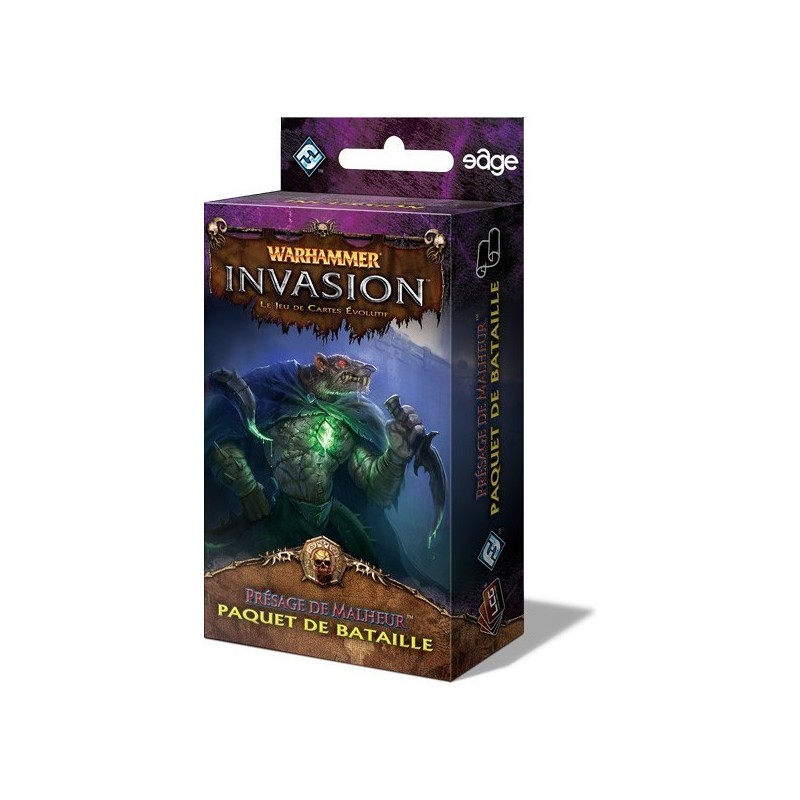 Jeux de société - Occasion - Warhammer Invasion : Extension Présage de Malheur Jeux de société - Occasion - Warhammer Invasion : Extension Présage de Malheur
