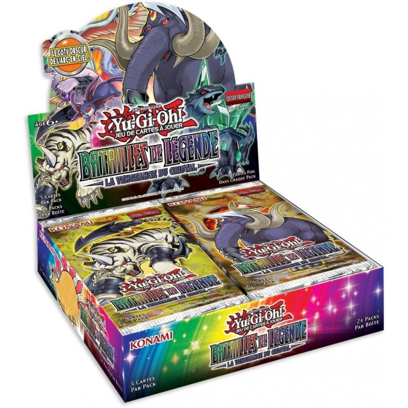 Booster Yu-Gi-Oh! Batailles de Légende : La Vengeance du Cristal Boite Complète Booster Yu-Gi-Oh! Batailles de Légende : La Vengeance du Cristal Boite Complète