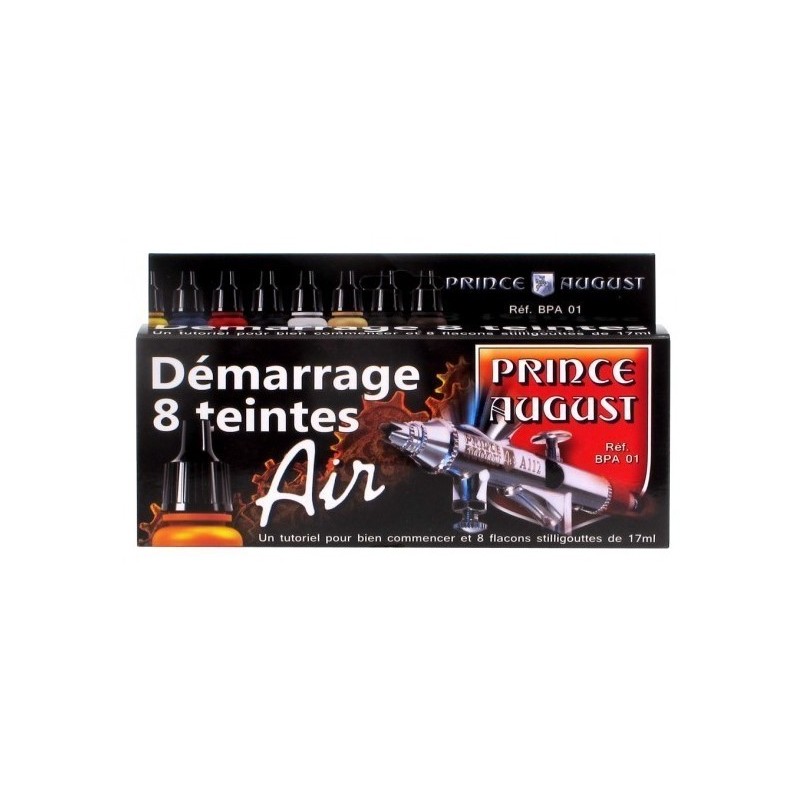 Coffret Prince August Air : Démarrage 8 Teintes Coffret Prince August Air : Démarrage 8 Teintes