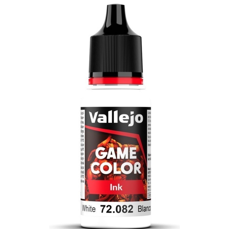 Peinture Vallejo Game Color Ink : Encre Blanche – White Peinture Vallejo Game Color Ink : Encre Blanche – White