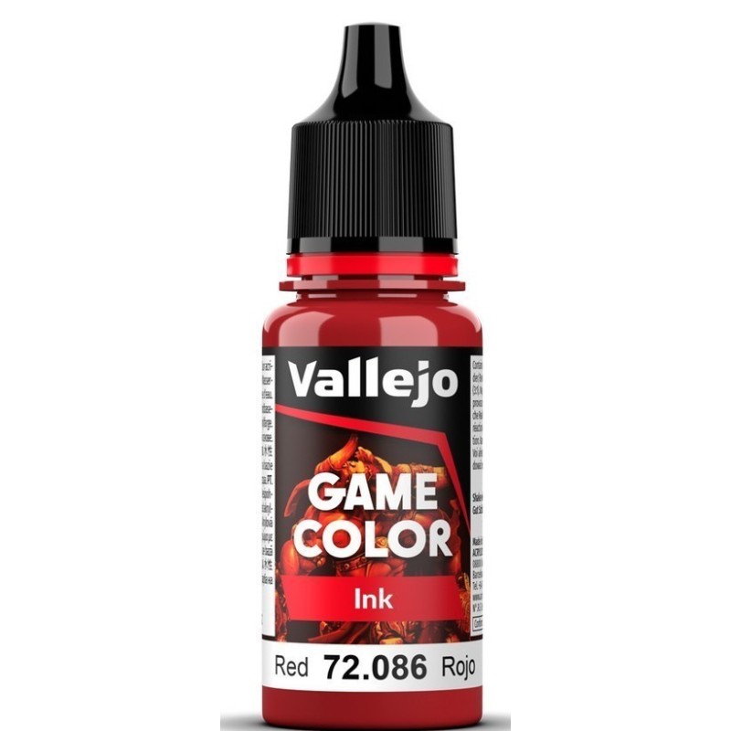 Peinture Vallejo Game Color Ink : Encre Rouge – Red Peinture Vallejo Game Color Ink : Encre Rouge – Red