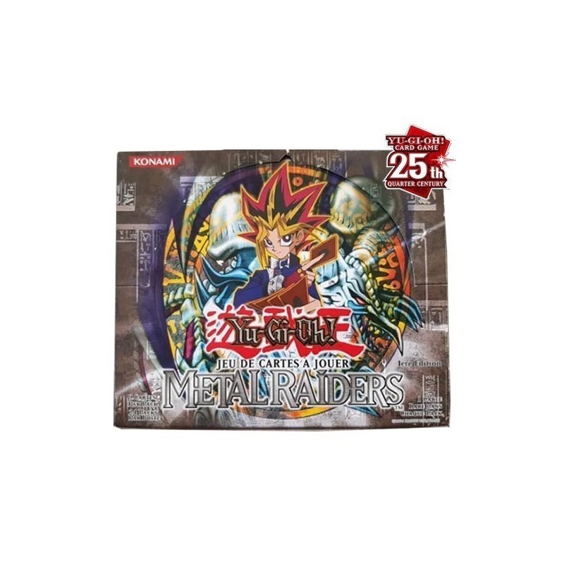 Booster Yu-Gi-Oh! Metal Raiders 25th édition Boite Complète Booster Yu-Gi-Oh! Metal Raiders 25th édition Boite Complète