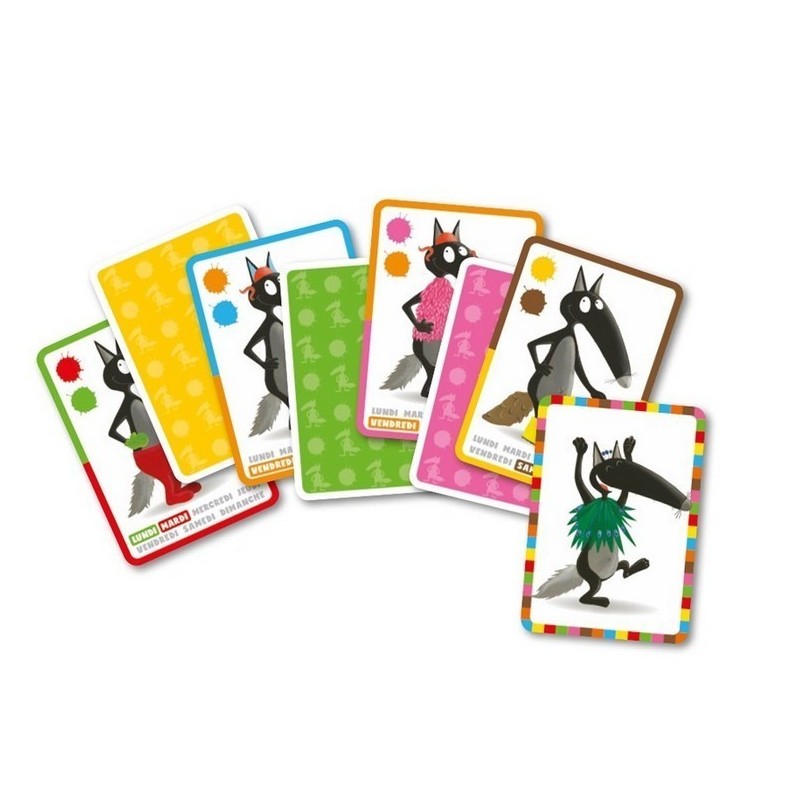 Jeux de société - Le Jeu de Cartes du Loup qui Voulait Changer de Couleur Jeux de société - Le Jeu de Cartes du Loup qui Voulait Changer de Couleur