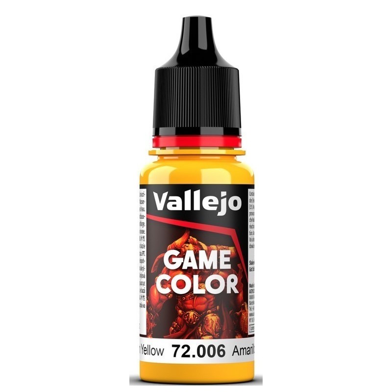 Peinture Vallejo Game Color : Jaune Solaire – Sun Yellow Peinture Vallejo Game Color : Jaune Solaire – Sun Yellow