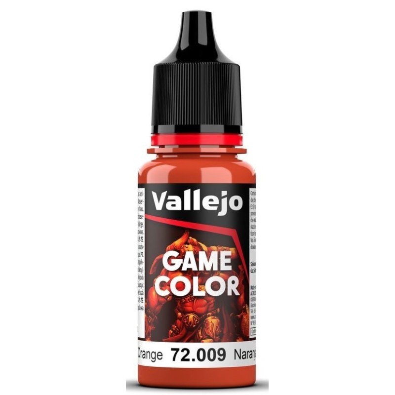 Peinture Vallejo Game Color : Orange Feu – Orange Fire Peinture Vallejo Game Color : Orange Feu – Orange Fire