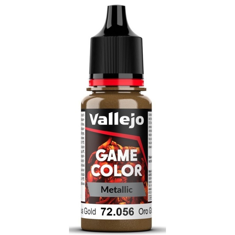 Peinture Vallejo Game Color : Metal – Or Poli – Polished Gold Peinture Vallejo Game Color : Metal – Or Poli – Polished Gold