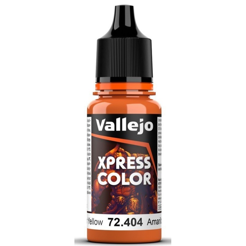 Peinture Vallejo Game Color : Xpress Color – Jaune Atomique – Nuclear Yellow Peinture Vallejo Game Color : Xpress Color – Jaune Atomique – Nuclear Yellow